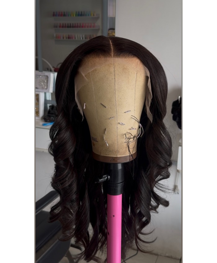 Raw Vietnamese bundles 14 inches with frontal